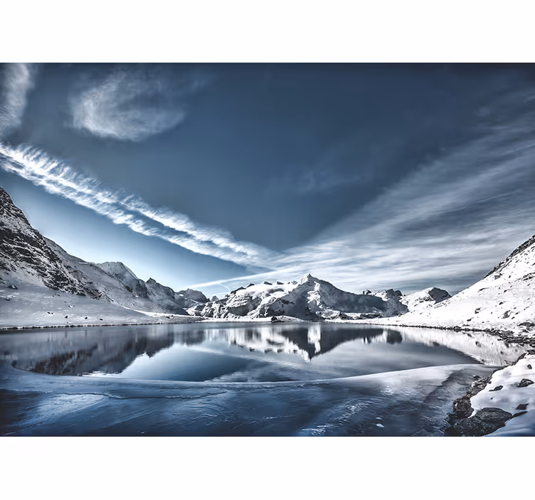 Fototapete Berge majestätische gletscherlandschaft - TenStickers