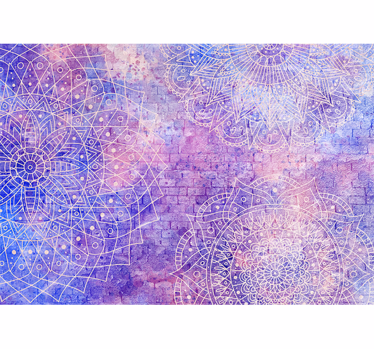 Fototapete mandala mit filigranen mustern - TenStickers