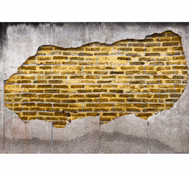 Fototapete muster rissiges steindesign - TenStickers