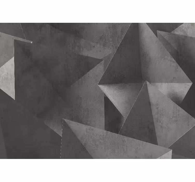 Fototapete abstrakt mit geometrischem formenmuster - TenStickers