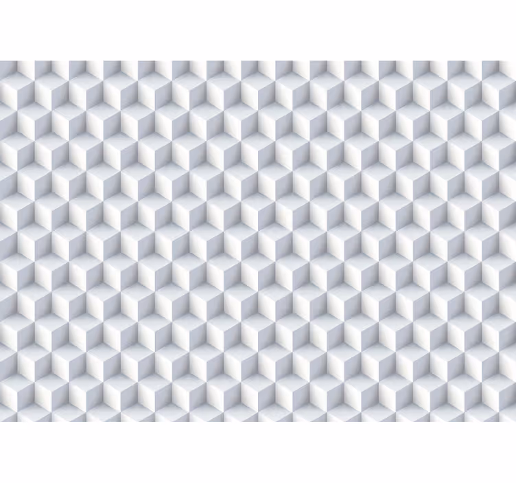 3d tapete im würfelmuster design - TenStickers