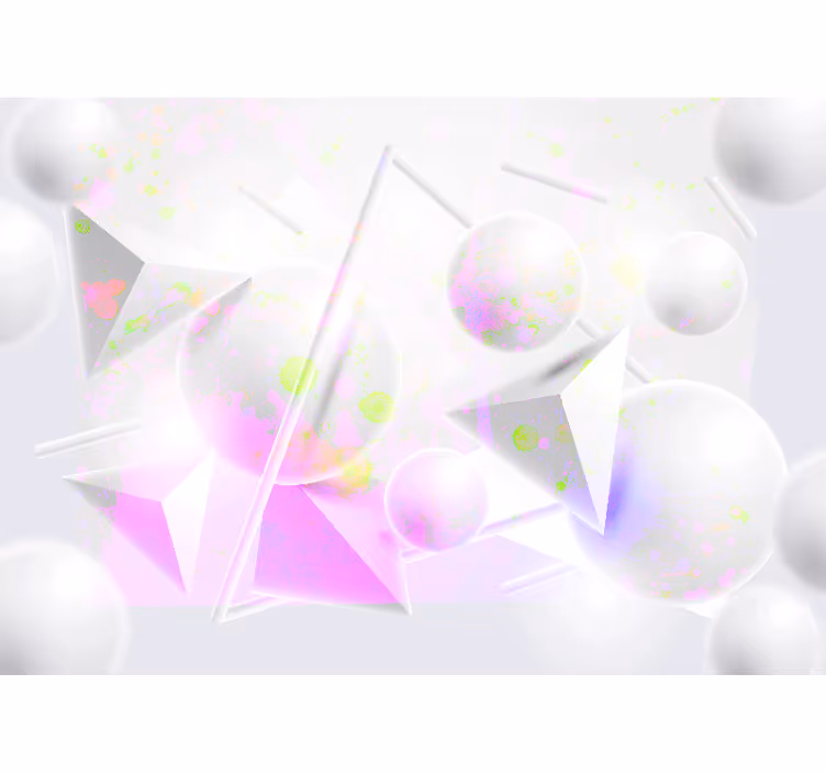 Fototapete abstrakt geometrische formen fusion - TenStickers