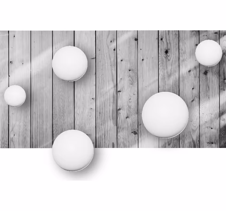 Fototapete muster geometrische kugelanordnung - TenStickers