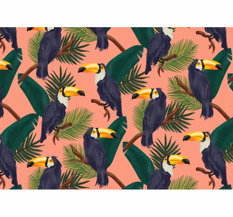 Fototapete tiere im tropischen tucan-design - TenStickers