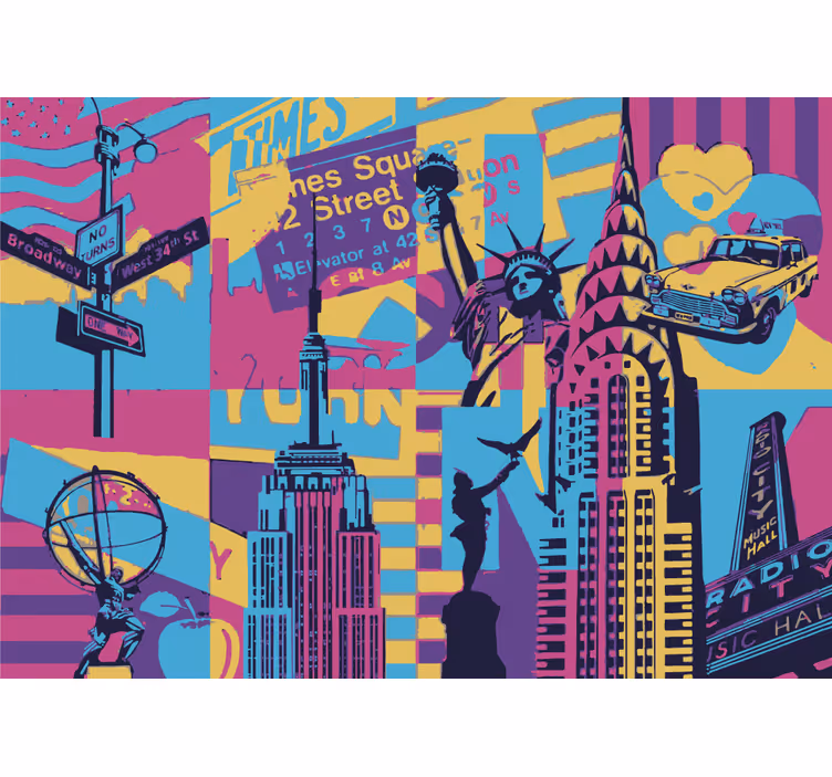 Fototapete städte new york skyline - TenStickers