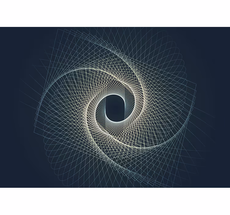 Fototapete abstrakt spiralmuster geometrisch - TenStickers