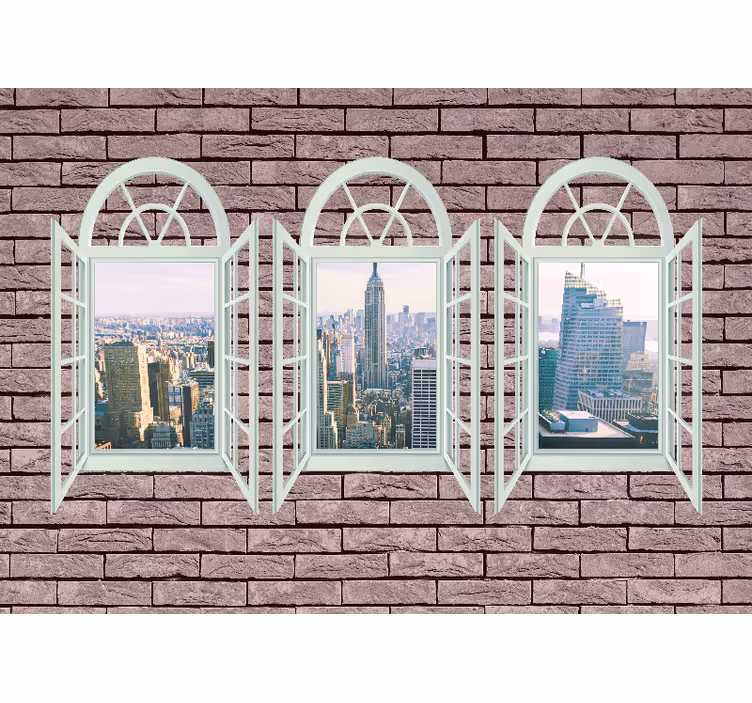Fototapete new york stadtansicht skyline - TenStickers