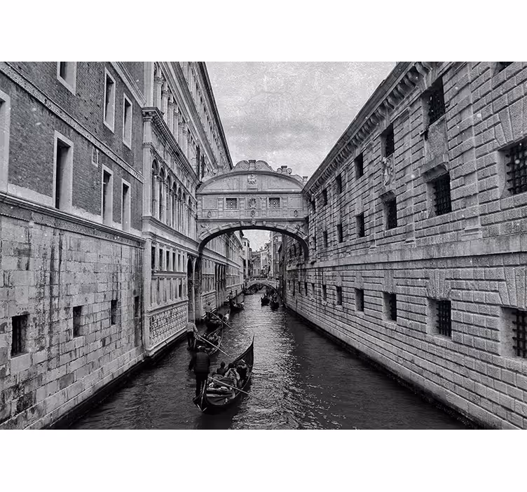 Fototapete städte venezianischer wasserweg blick - TenStickers