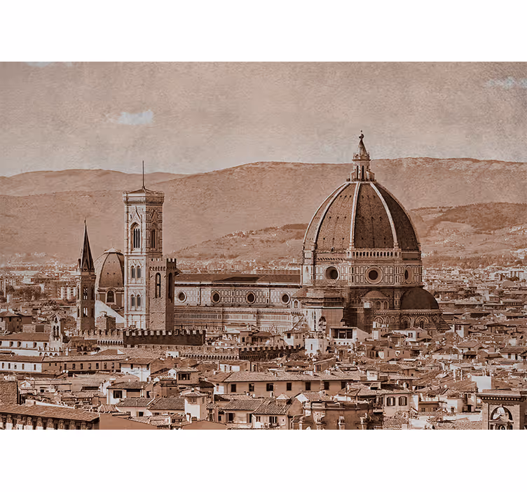 Fototapete städte florentiner domansicht - TenStickers