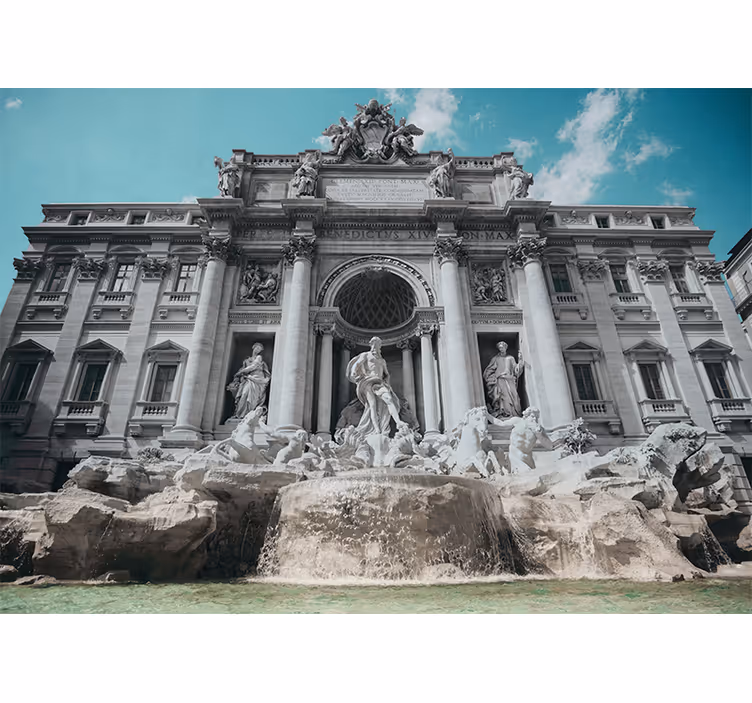 Fototapete städte trevi-brunnen monument - TenStickers