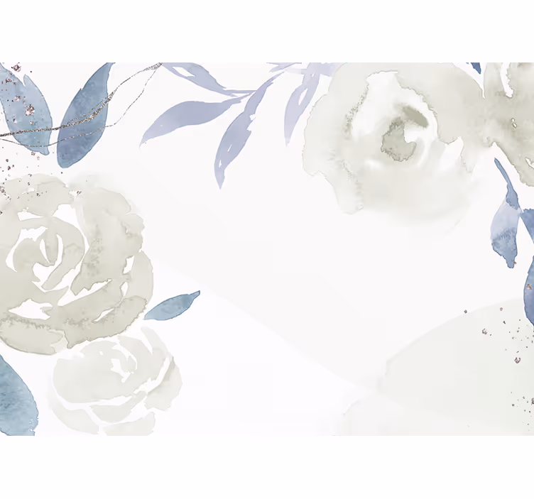 Fototapete Blumen elegantes abstraktes design - TenStickers
