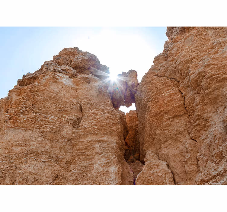 Fototapete berge mit blick auf eine felslandschaft - TenStickers