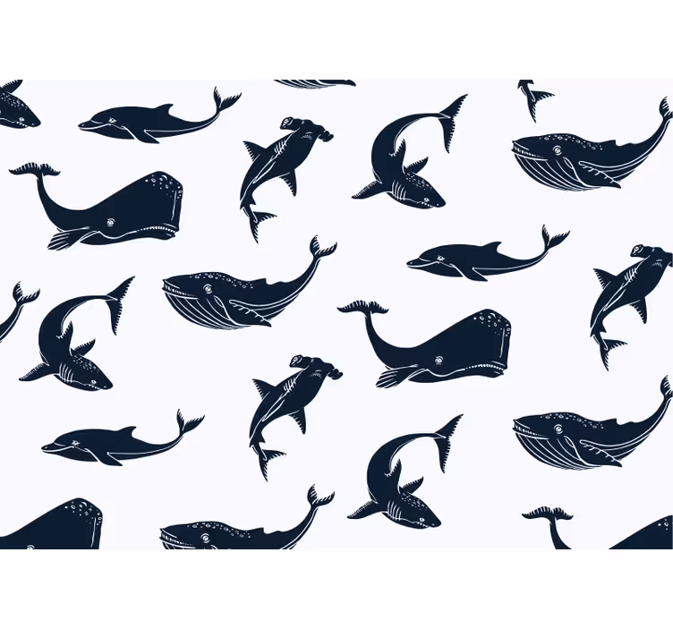Fototapete tiere mit meereslebewesen motiven - TenStickers