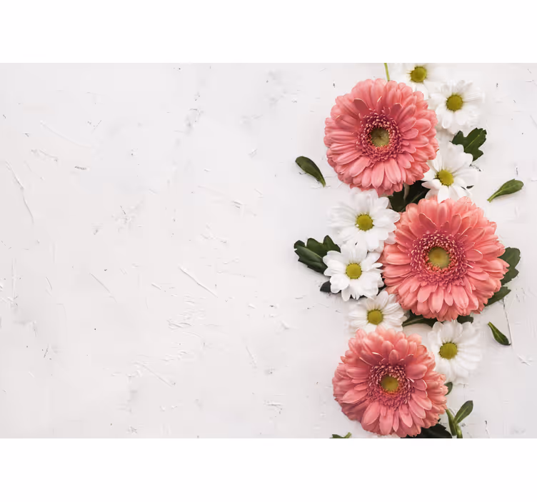 Fototapete blumen pinkes blumenarrangement - TenStickers