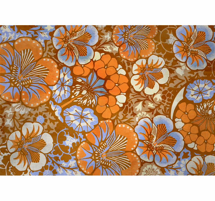 Fototapete blumen blumige muster freude - TenStickers