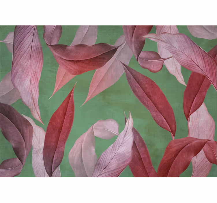 Fototapete Blumen orchideenblatt-design - TenStickers