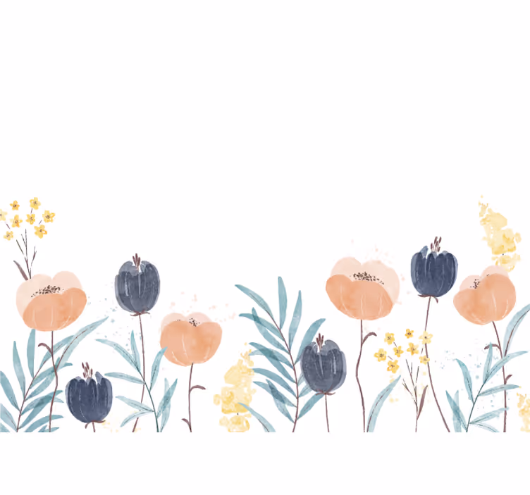 Fototapete blumen freude an blumenkomposition - TenStickers