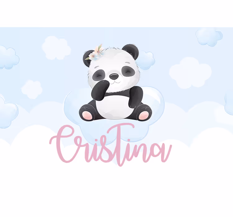 Fototapete tiere im niedlichen panda design - TenStickers