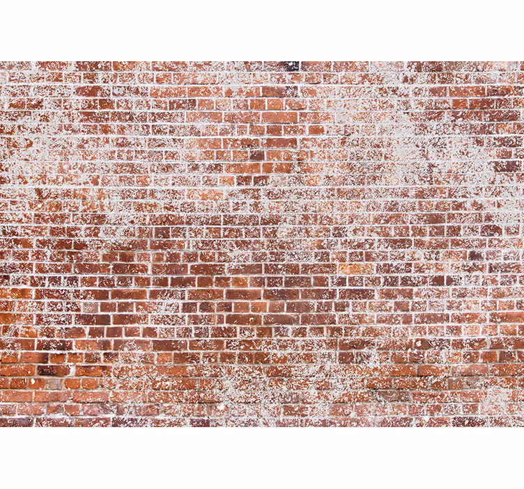 Fototapete ziegelwand strukturierte rote wand - TenStickers