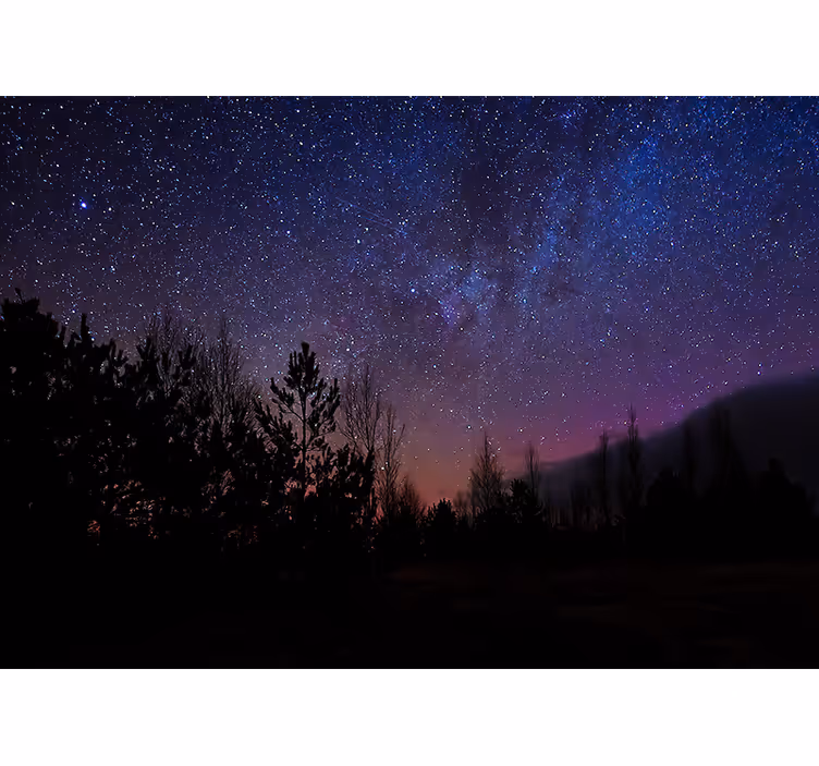 Fototapete weltraum himmlische abendleinwand - TenStickers