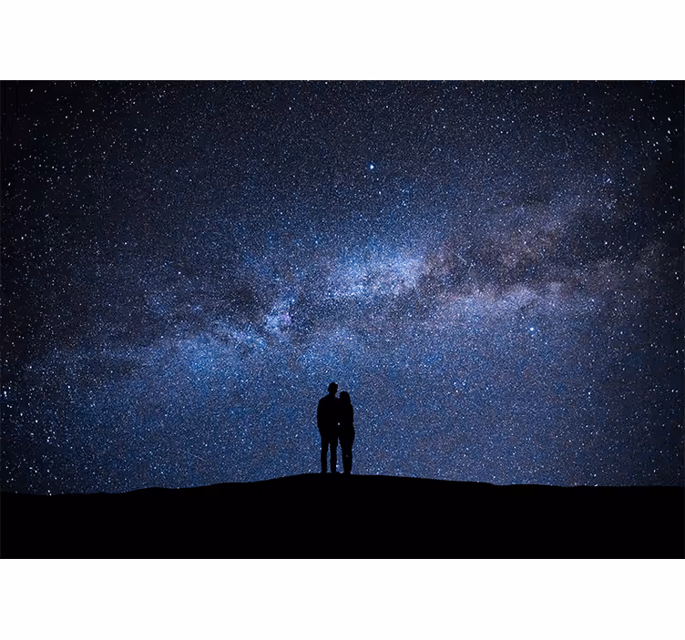 Fototapete liebe sternenklare nacht - TenStickers