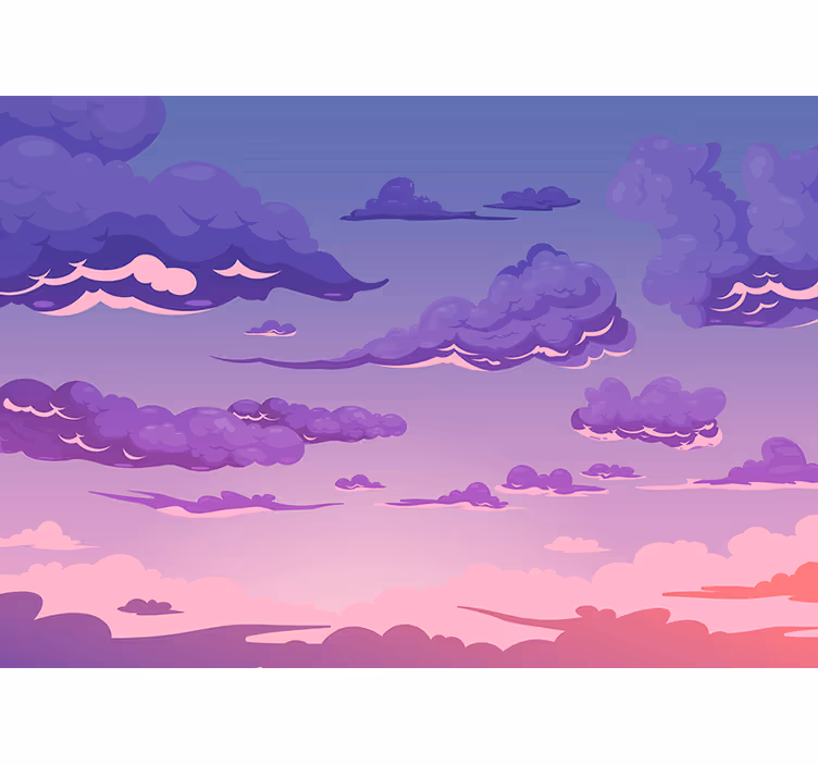 Fototapete himmel verspielte wolkenansicht - TenStickers