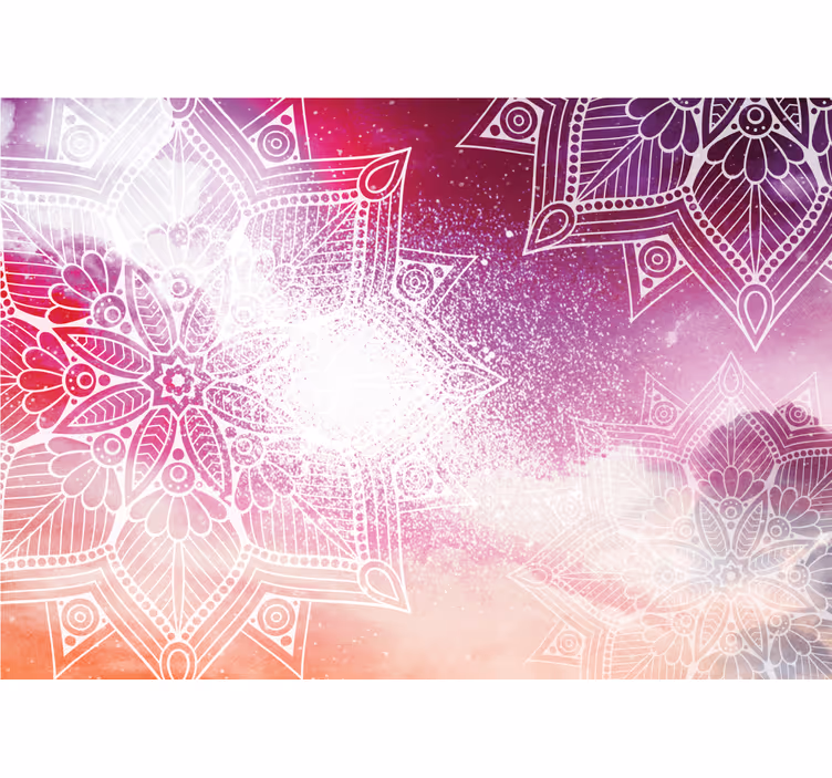 Fototapete mandala mit aufwendigen motiven - TenStickers