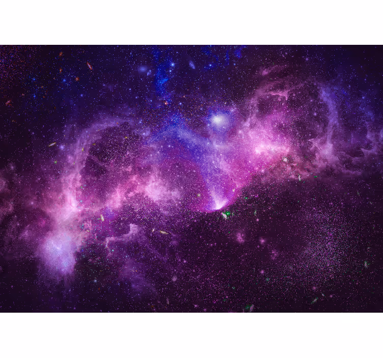 Fototapete weltraum himmlische galaxie szene - TenStickers