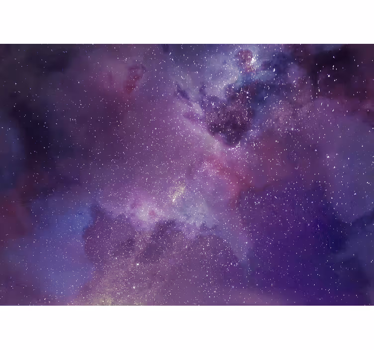 Fototapete weltraum kosmische nebel landschaft - TenStickers