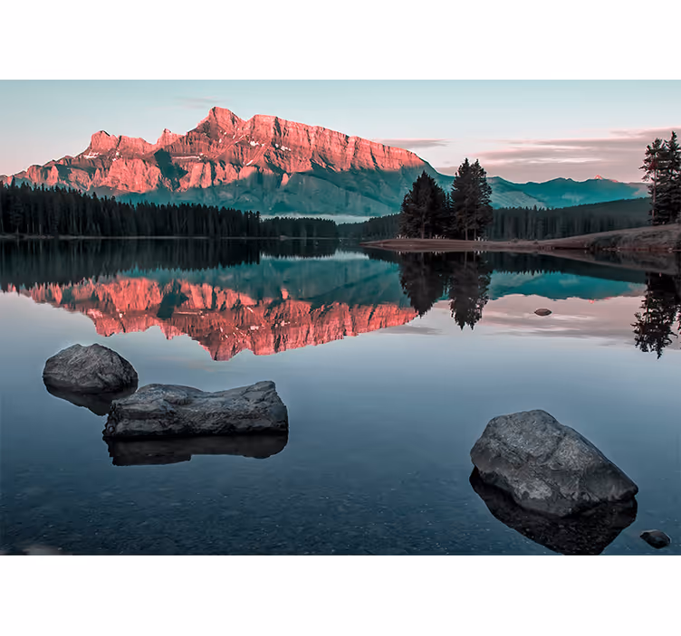 Fototapete landschaft bergecho - TenStickers