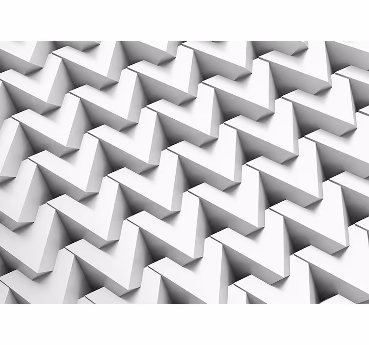 Fototapete muster dreidimensionales chevron - TenStickers