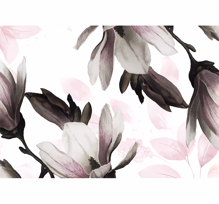 Fototapete magnolien elegante magnolienblüten - TenStickers