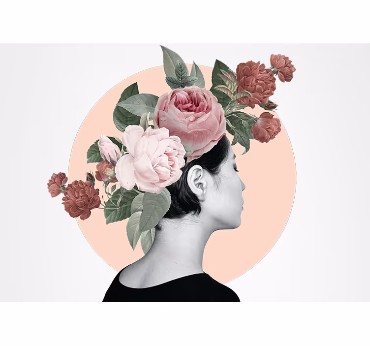 Fototapete blumen für florale haarschmuckstücke - TenStickers