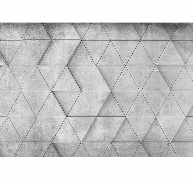 Fototapete muster geometrisches betonmotiv - TenStickers
