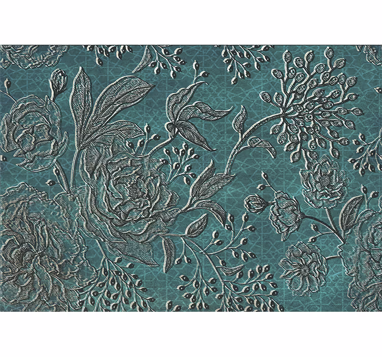 Fototapete blumen filigranes blumendesign - TenStickers