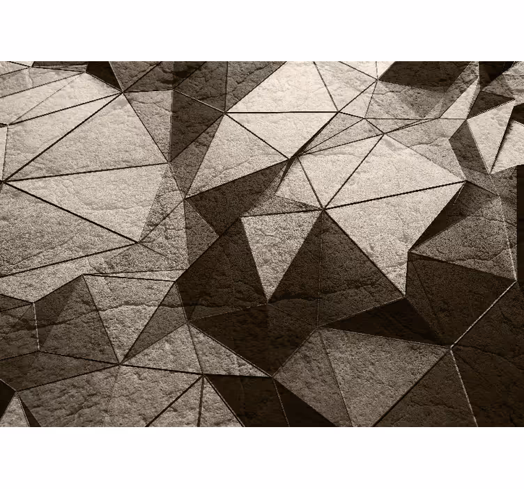 Fototapete muster geometrische kompositionsidee - TenStickers