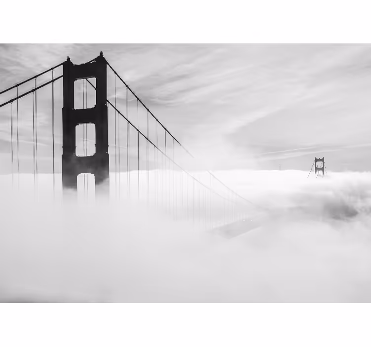 Fototapete städte golden gate erweiterung - TenStickers