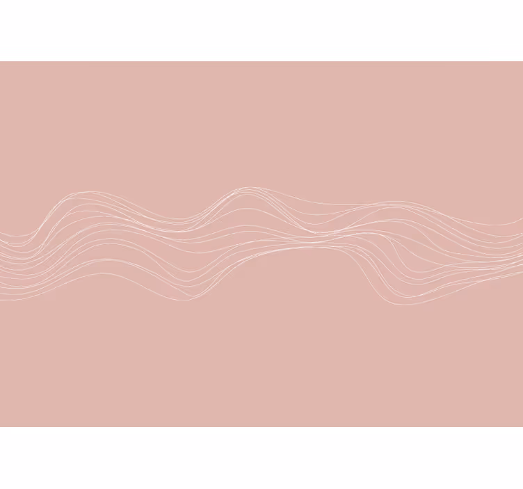 Fototapete muster elegante geschwungene linien - TenStickers