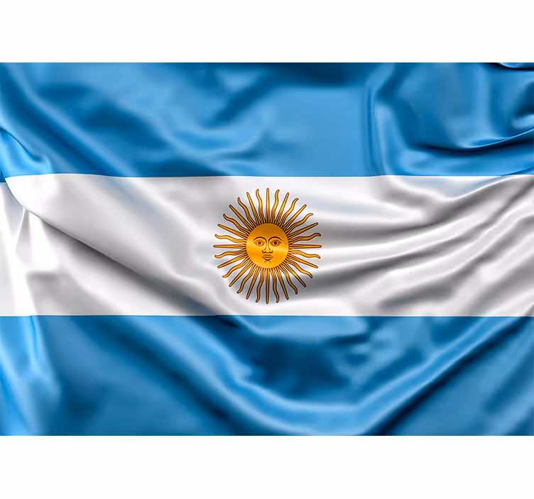 Fototapete Länder argentinische Flagge - TenStickers