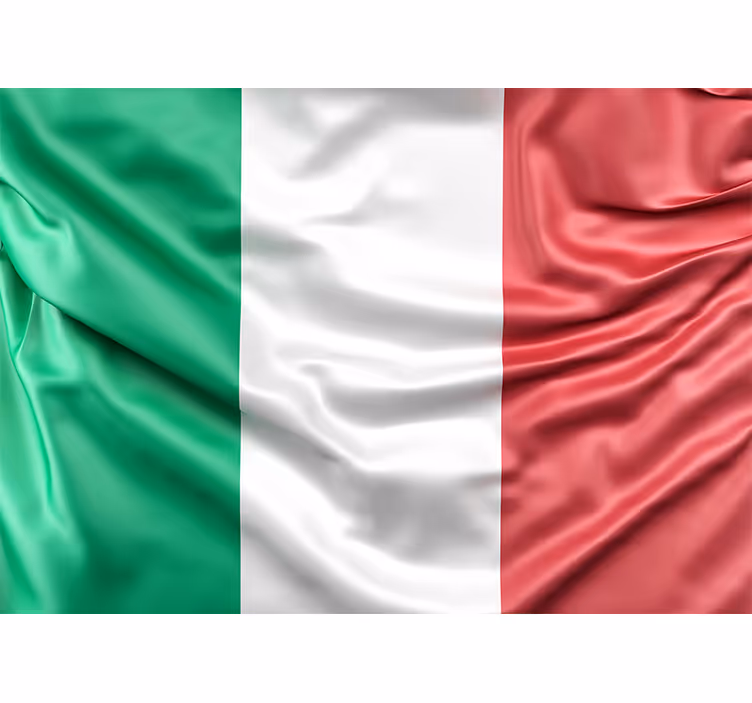 Fototapete Städte italienische flagge - TenStickers