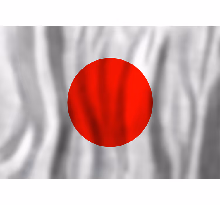 Fototapete Städte japanische flagge - TenStickers