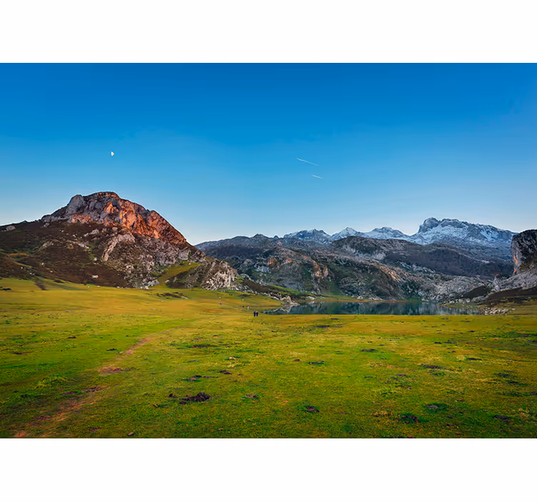 Fototapete Berg Landschaft-Weide - TenStickers
