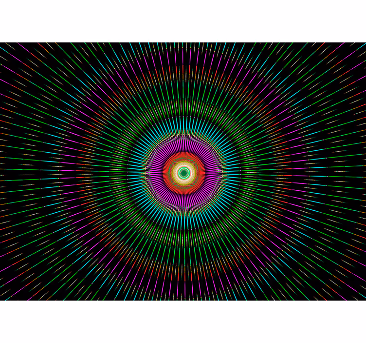 Fototapete Mandala Kaleidoskop - TenStickers