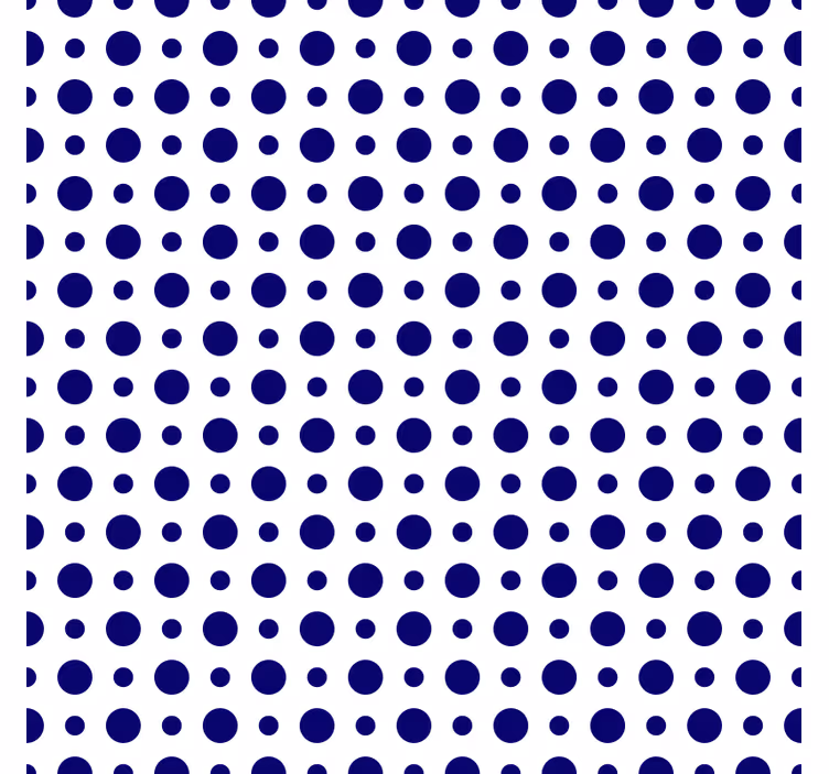 Untersetzer mit kräftigem punkte-muster - TenStickers
