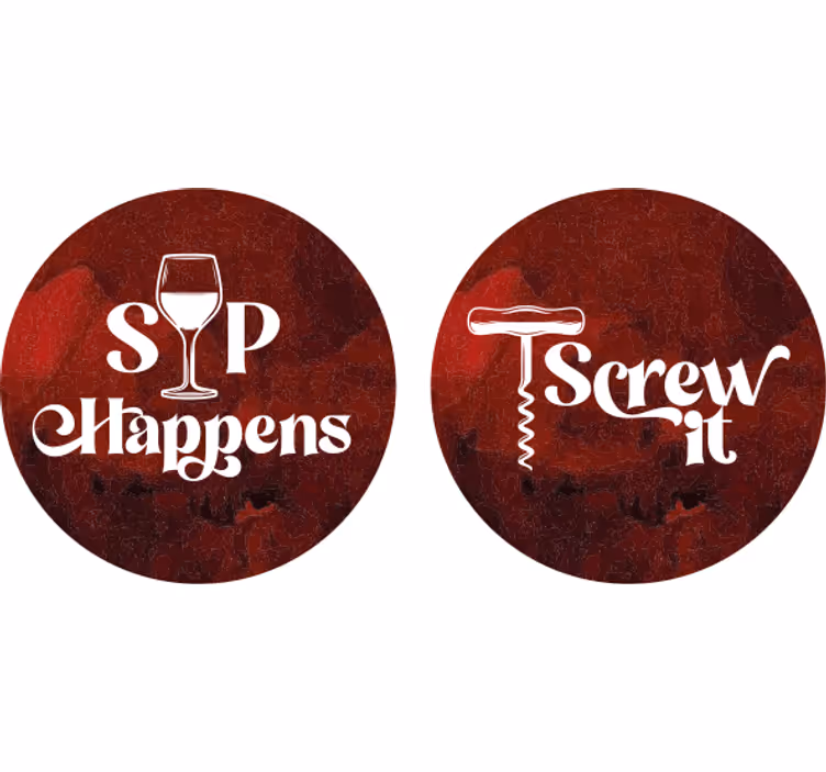 Bierdeckel sprüche und wein humor zitate - TenStickers