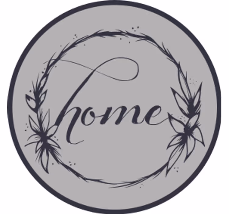 Bierdeckel sprüche eleganter blumenkreis zuhause - TenStickers