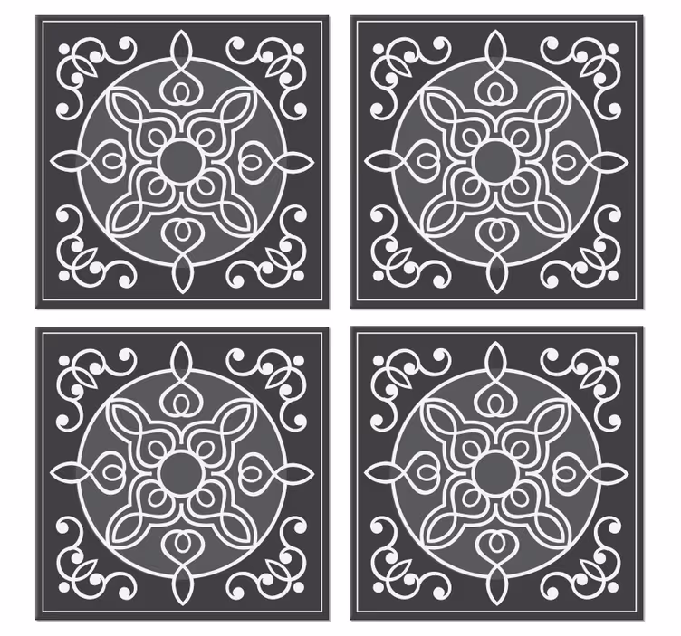 Untersetzer Fliese Elegante zierfliesen - TenStickers