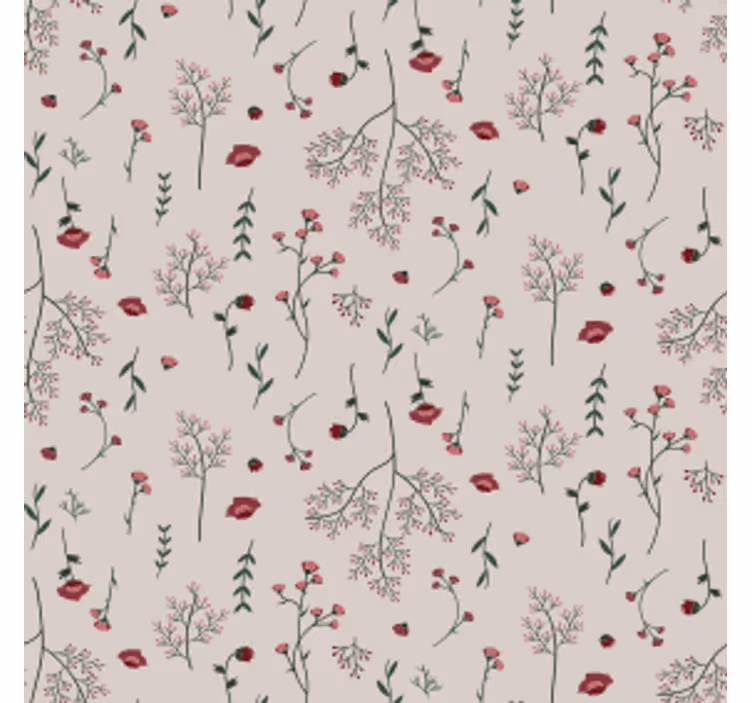 Untersetzer mit botanischem druckmotiv - TenStickers