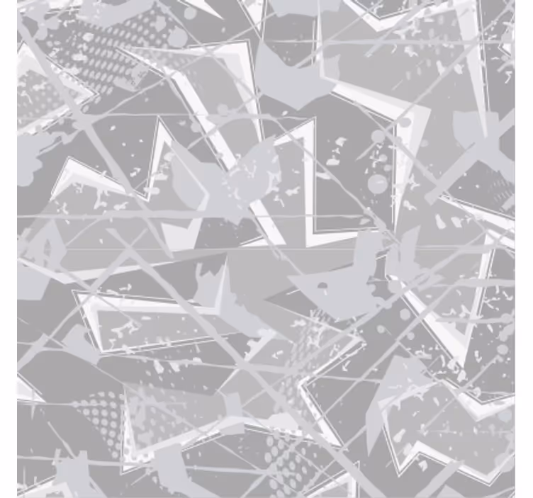 Untersetzer mit abstraktem geometrischen muster - TenStickers