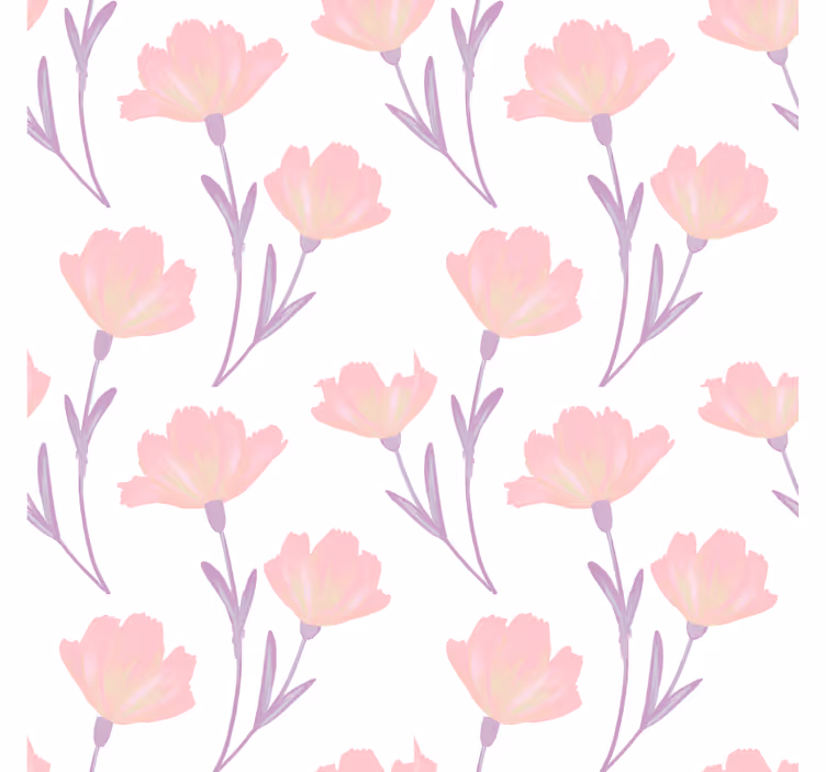 Untersetzer mit floralem muster druck - TenStickers